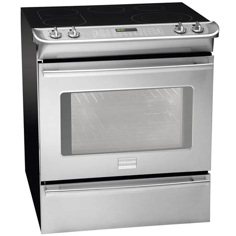 Shop Frigidaire 30Inch SlideIn Electric Range (Color Stainless Steel